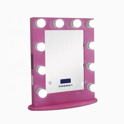 Makeup Mirror with Lights and Bluetooth Speaker Support Answer Call Hollywood Vanity Mirror