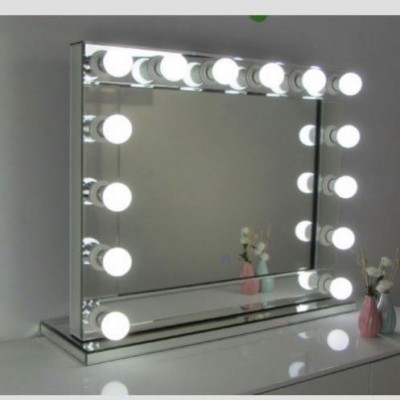 Nice Hollywood Lighted Vanity Makeup Mirror Light With Lights